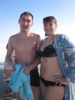 Крещенские купания на берегу Капчагайского водохранилища (19.01.2012) Сасанов Андрей Усюкина Ирина Зарецкая Ольга